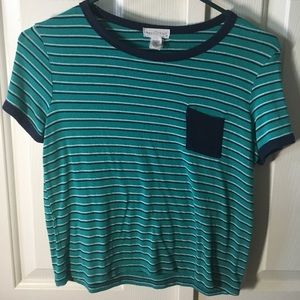 Striped Crop Top